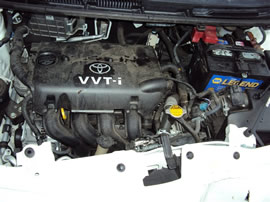 2007 TOYOTA YARIS S, 1.5L AUTO 4DR, COLOR WHITE, STK Z14824